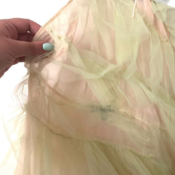 THE BAR Lou Tulle Halter Dress Sz 4 - Picture 7 of 8